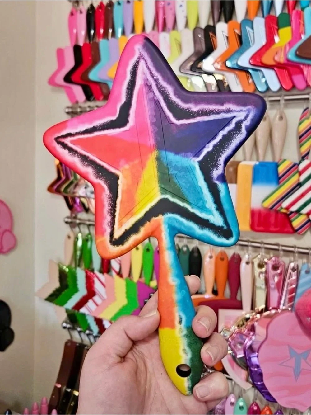 Jeffree Star | ‘Be Yourself’ Pride Mirror | NiB rare 🌈 tie-dye
